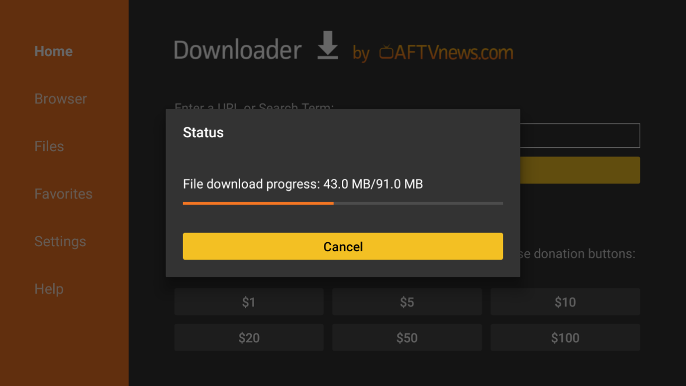 Download in progress